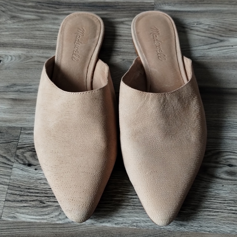Madewell Remi Mule In Stamped Lizard Women's Size 7
